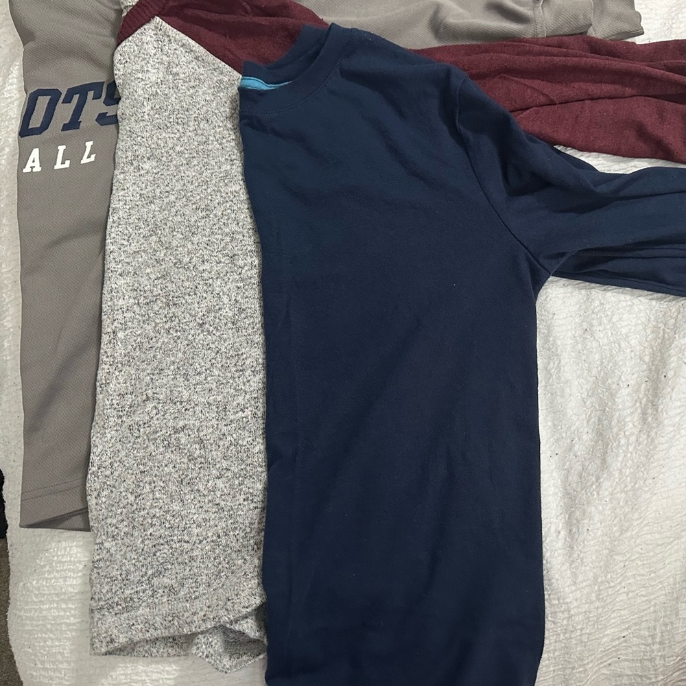 Boy’s lot: Navy and Gray Long Sleeve Shirt